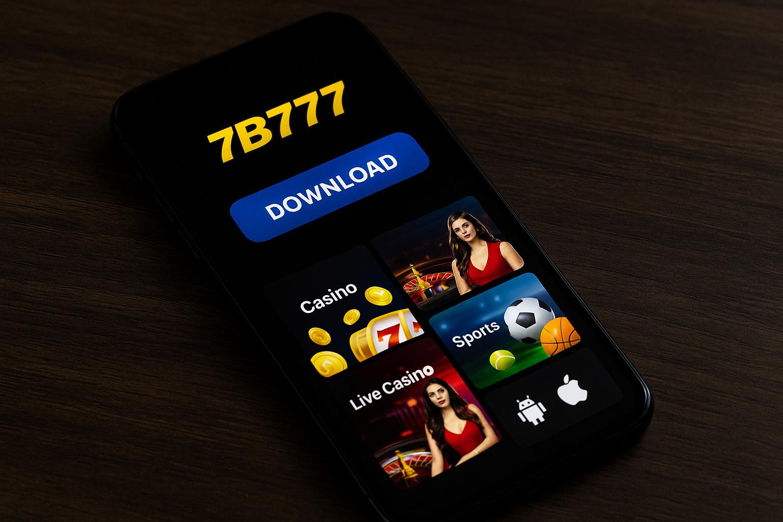 Baixar o 7B777 Cassino App