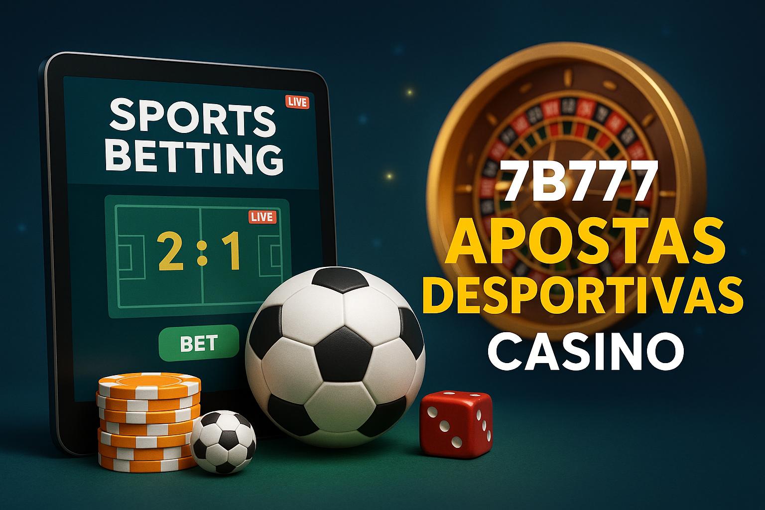 Apostas esportivas no cassino online 7B777
