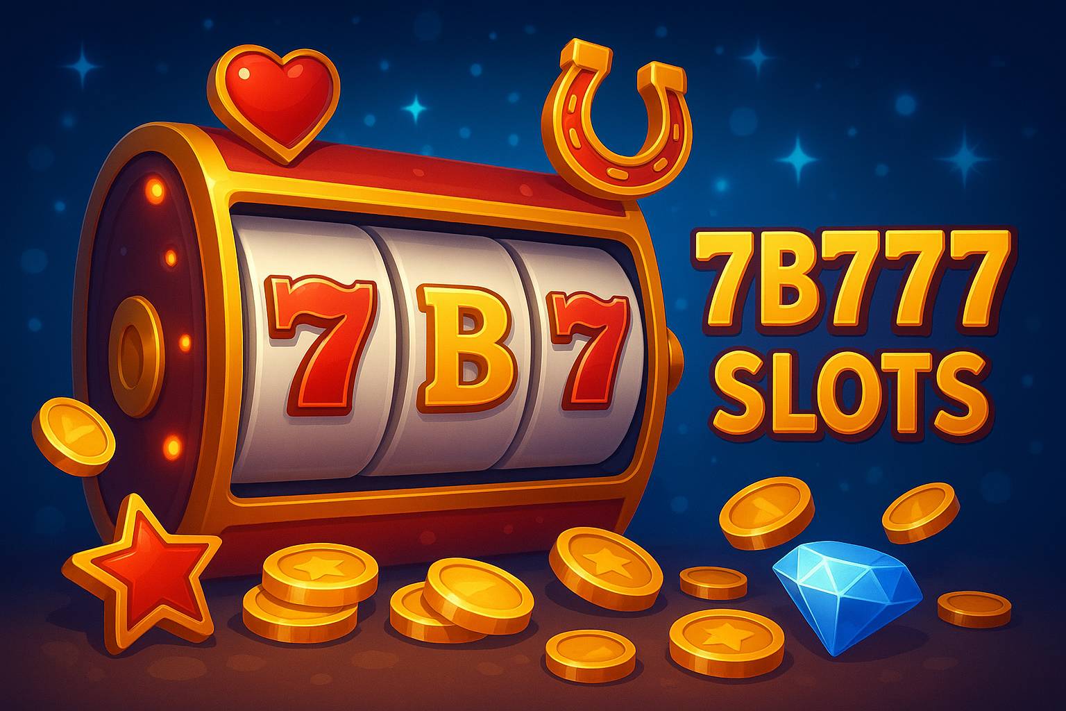 Explore o mundo das slot machines no 7B777 Casino